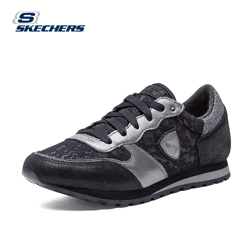 skechers斯凯奇秋冬新品低帮女鞋 时尚拼接系带运动休闲鞋642产品展示图1