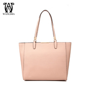 Wan Lima women bags handbags Europe, fall/winter fashion simple tote bag Candy-colored hand-carry Lady bag