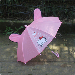 韩版hellokitty儿童雨伞1-3岁宝宝手动玩具伞 幼儿园女童舞蹈伞