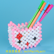 Jiangnan DIY hand-beaded acrylic pen Kit KT cat children''s day gift video tutorial