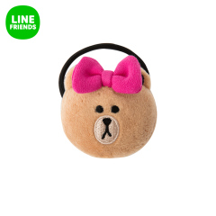 LINE FRIENDS 丘可少女发绳休闲呆萌活泼头饰发圈发绳送女友礼物