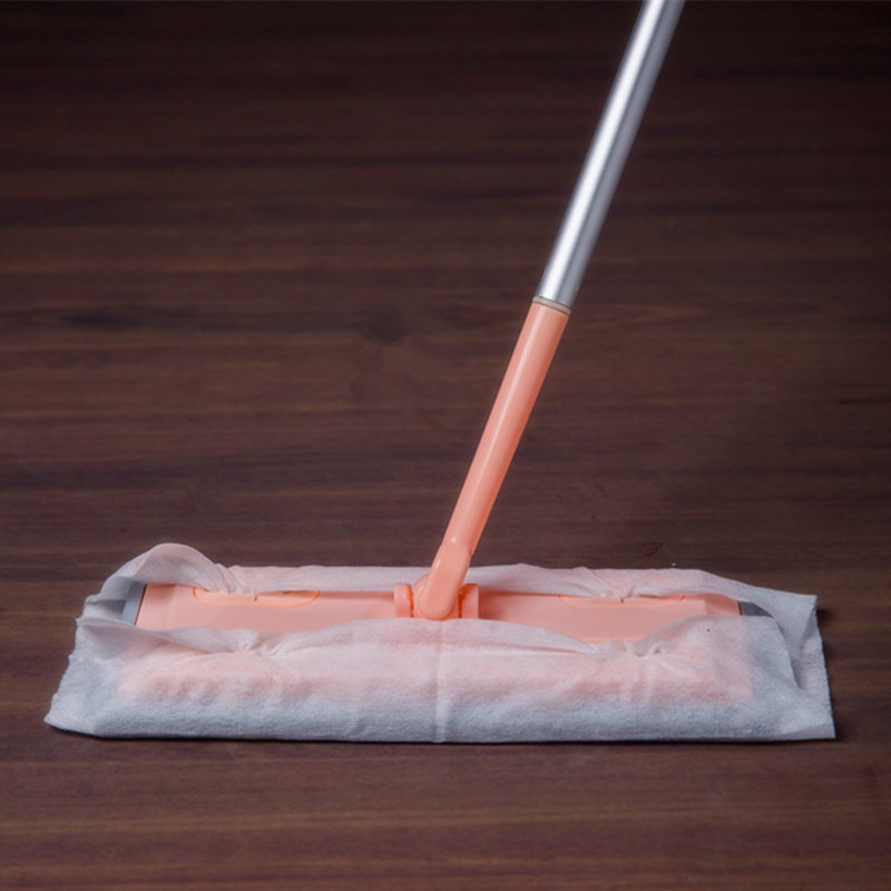 小号静电纸除尘纸 除尘布拖把布配用拖把平板四段螺旋式带盒包邮