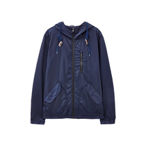 美特斯邦威2015秋装新款男简洁连帽科技夹克吊牌价299