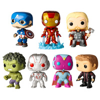 正版漫威复仇者联盟2 摇头系列公仔绿巨人手办