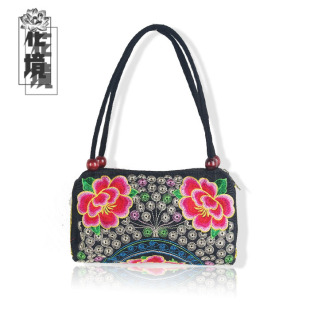 prada cinema墨鏡 化鏡花鏡雲南民族風刺繡繡花女包手提錢包帆佈手拎小包批發 prada