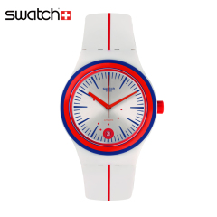 Swatch/斯沃琪手表 装置51系列90小时动能储备机械男女表 SUTW402