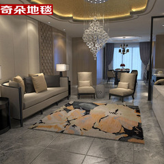 新款羊毛地毯 客厅门厅卧室地毯 欧美现代简约地毯