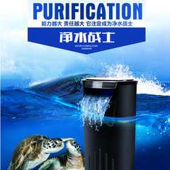 乌龟缸低水位过滤器小型鱼缸水族箱内置瀑布式静音迷你水泵