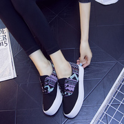 2015 new national wind of autumn low shoes with thick soles to help Korean students ' sneakers women platform shoes wave