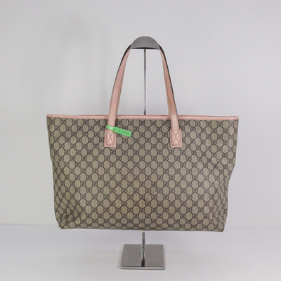 【8.0新】gucci古驰 购物袋 双g图案帆布