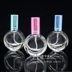 【10ML透明扁菱格】香水吧分装香水瓶空瓶高档玻璃喷雾便携小瓶子