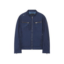 美特斯邦威2015秋装新款男科技面料酷感立领夹克吊牌价269