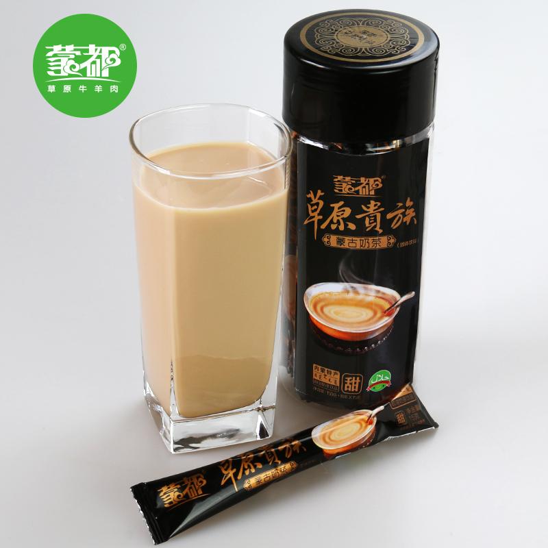 内蒙古奶茶 蒙古味道 原味速溶袋装冲饮品 桶装奶茶150g产品展示图5