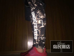 【现货】Undefeated Camo Run Tights 迷彩 3M LOGO 打底裤