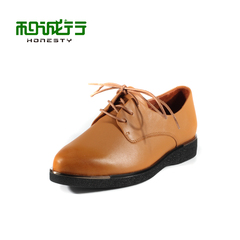 He Chenghang and 2015 spring School of fashion style ladies shoes tipped low cut shoes leather shoes 0840093