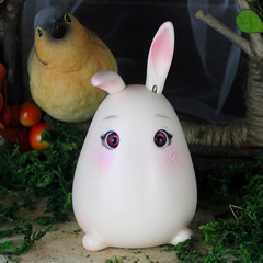 【包邮】mk 粉香糯/白软胖 兔子 动物 小宠 bjd/sd娃娃 送眼珠