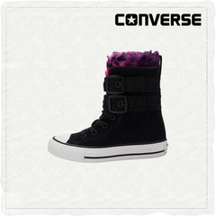 Converse/匡威 童鞋 中筒棉靴鞋带针扣雪地靴 男女童