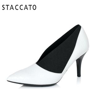 紀梵希同款鞋圖片 Staccato 思加圖2020秋季專櫃同款牛皮女單鞋9UE27CM6 紀梵希同款包