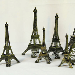 巴黎艾菲尔铁塔模型金属埃菲尔铁塔模型摆件装饰品摄影道具礼物