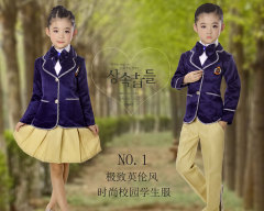 新款儿童装秋冬运动套装春秋装幼儿园园服中小学生校服班服演出服