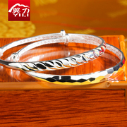New S999 pure silver wing of the car flower bracelet women jewelry stylish Chinese new year girlfriend gift Valentine