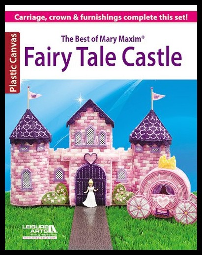 预售fairytalecastleplasticcanvas生活类原版书