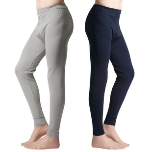 衬裤2条装 全棉保暖裤 男士纯棉秋裤 秋冬单件棉毛裤线裤衬裤打底中厚