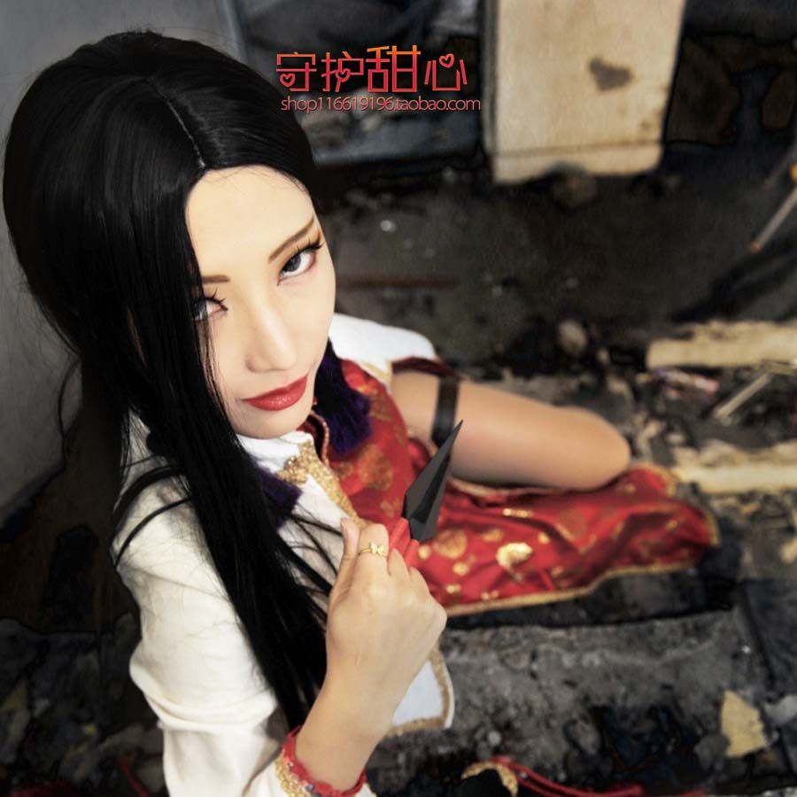 包邮黑礁/香花/黑色中分一米长直发 贞子 仿真头皮无刘海cos假发