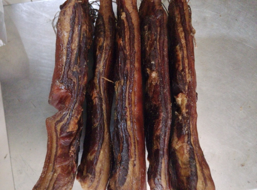 五花恩施腊肉农家自制烟熏咸肉湖南湘西贵州腌肉