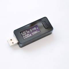 力童 LK-109 USB电流电压表移动电源电池容量测试表LCD显示带记忆