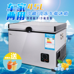 赛亿 BD/BC-45L车载冰箱冷柜压缩机车家两用冷藏冷冻小型迷你家用