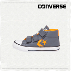 Converse/匡威童鞋 CONS高帮魔术贴 PU皮 小童鞋