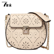 Princess cut female chain Crossbody mini package autumn 2015 vintage casual fashion handbags shoulder bag