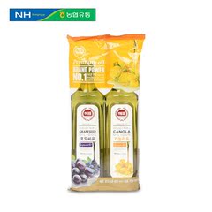 韩国进口SAJO海牌优质油食用油葡萄籽油900ml 芥花籽油900ml