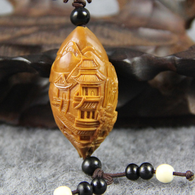 核雕名家夏晓忠精品《苏州园林》