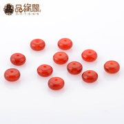 Edge Club natural red carnelian spacer beads beads Beads Bracelet DIY insulation Xingyue Bodhi Accessories Accessories