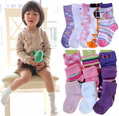 特价杂款可爱卡通全棉童袜子宝宝袜女童男童纯棉婴儿袜子5291