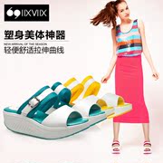 IIXVIIX summer styles with thick color stitching Velcro slippers in women's shoes SN42112153