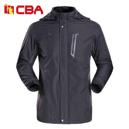 CBA男子運動服秋冬新品男士運動風衣連帽戶外防風沖鋒衣休閑服裝 - 521541085608