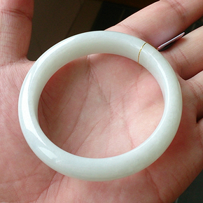 石木间 缅甸天然a货翡翠细豆种春带彩手镯02女款有石纹特价包顺丰