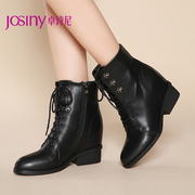 Zhuo Shini 2014 Winter new fashion women's boots increased side zip boots in women's shoes Chao 144177564