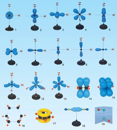 电子云杂化轨道模型19件教学仪器