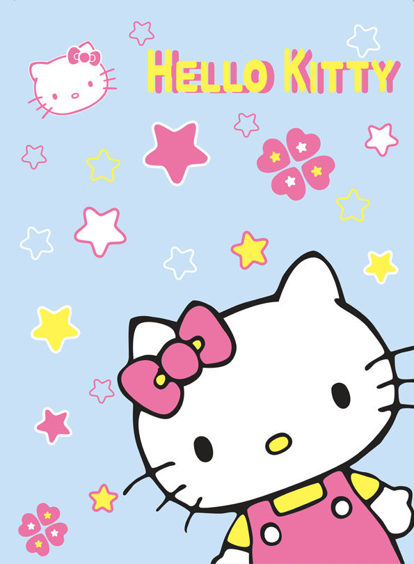 动漫画定制hellokitty凯蒂猫儿童海报房间客厅装饰画
