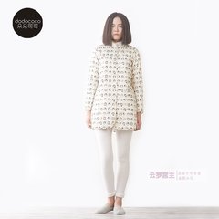 朵朵可可家居服2015秋冬新款立领夹棉加厚女睡衣套装DW52CZ101