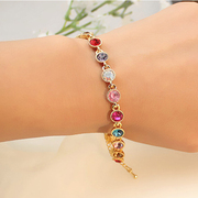 Beautiful and simple pop princess diamond bracelets ladies quality fashion jewelry bracelet chain