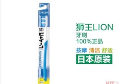 日本本土狮王山形齿间细毛牙刷（大头/软毛）单支6之包]