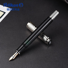 Pelikan百利金钢笔 M420纯银笔帽双色镀金笔尖 复古墨水笔 送礼