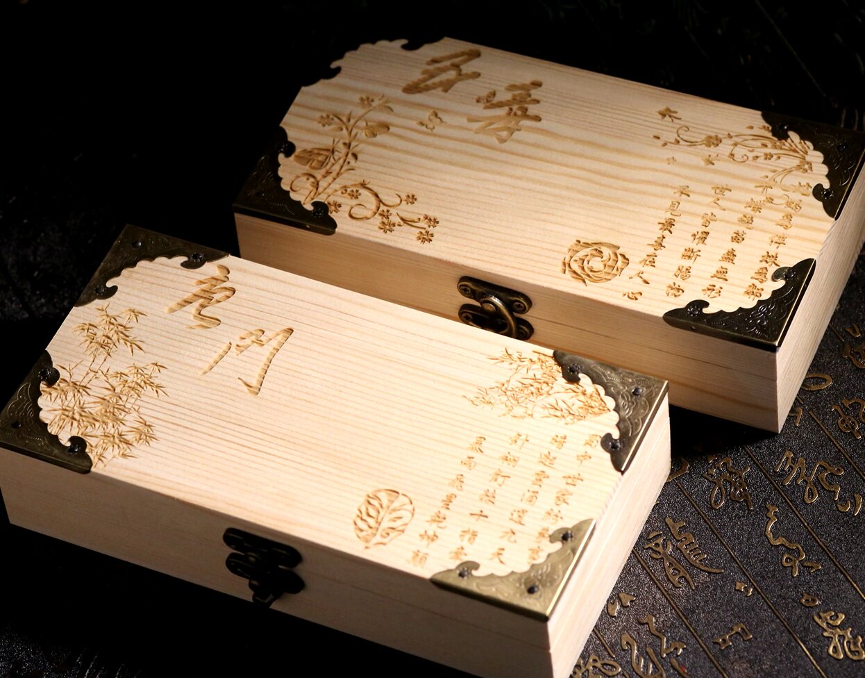 剑三周边 礼物_剑三周边 剑网3周边全门派剑三复古收纳盒礼品盒子送