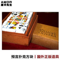 【国外正版】AMOR魔术 Rubik's Card 预言扑克方块 经典魔术道具