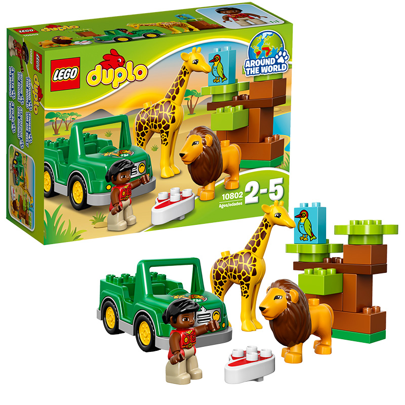 乐高得宝系列10802 草原动物LEGO DUPLO玩具积木早教益智拼插